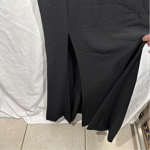 NEW Dress the Population [ Medium ] Amy One Shoulder Crepe‎ Gown in Black - Picture 9 of 14